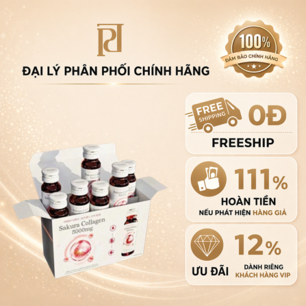 THỰC PHẨM BỔ SUNG NƯỚC SAKURA COLLAGEN