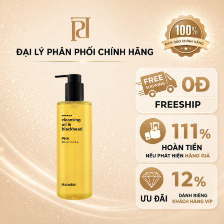 DẦU TẨY TRANG LÀM SẠCH SÂU HANSKIN CLEANSING OIL & BLACKHEAD
