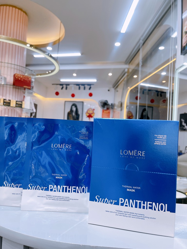 MẶT NẠ DƯỠNG DA LOMERE B5 SUPER PANTHENOL THERMAL WATER (xanh dương)