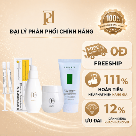 [GIẢM 99K] COMBO TRỊ NÁM 4 SP CAO NÁM + SERUM + BÚT XOÁ NÁM + KCN LUMAREE