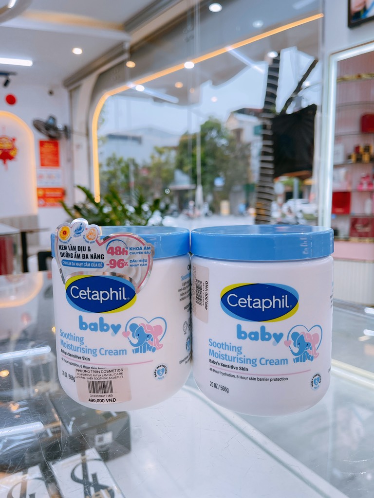 KEM DƯỠNG ẨM VÀ LÀM DỊU DA BÉ CETAPHIL BABY SOOTHING MOISTURISING CREAM