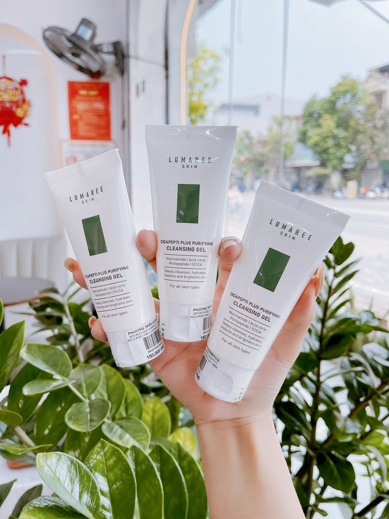 SỮA RỬA MẶT LUMAREE CICAPEPTI PLUS PURIFYING CLEANSING GEL 50ML