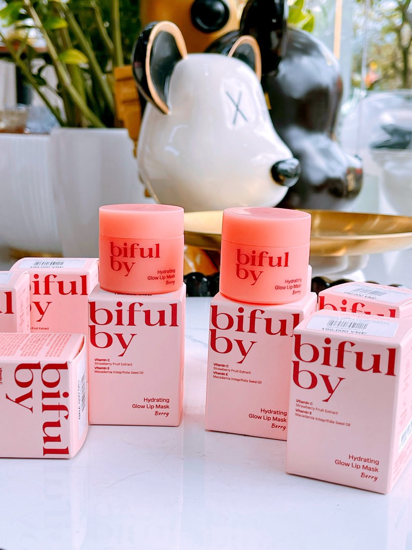 MẶT NẠ DƯỠNG ẨM MÔI BIFULBY HYDRATING GLOW LIP MASK BERRY