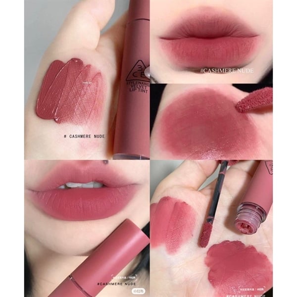 SON KEM NHUNG MỊN 3CE VELVET LIP TINT