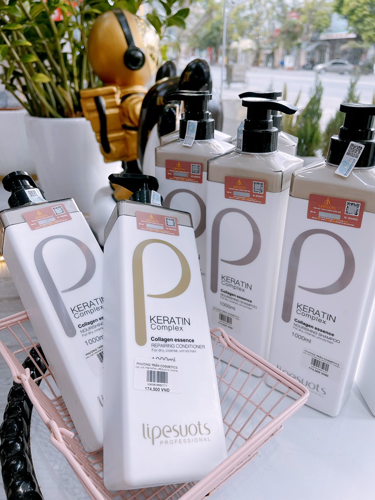 Cặp gội xả Pkeratin 1000ML