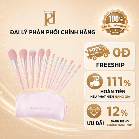 Bộ cọ trang điểm CELIA 1 bộ 12 chiếc