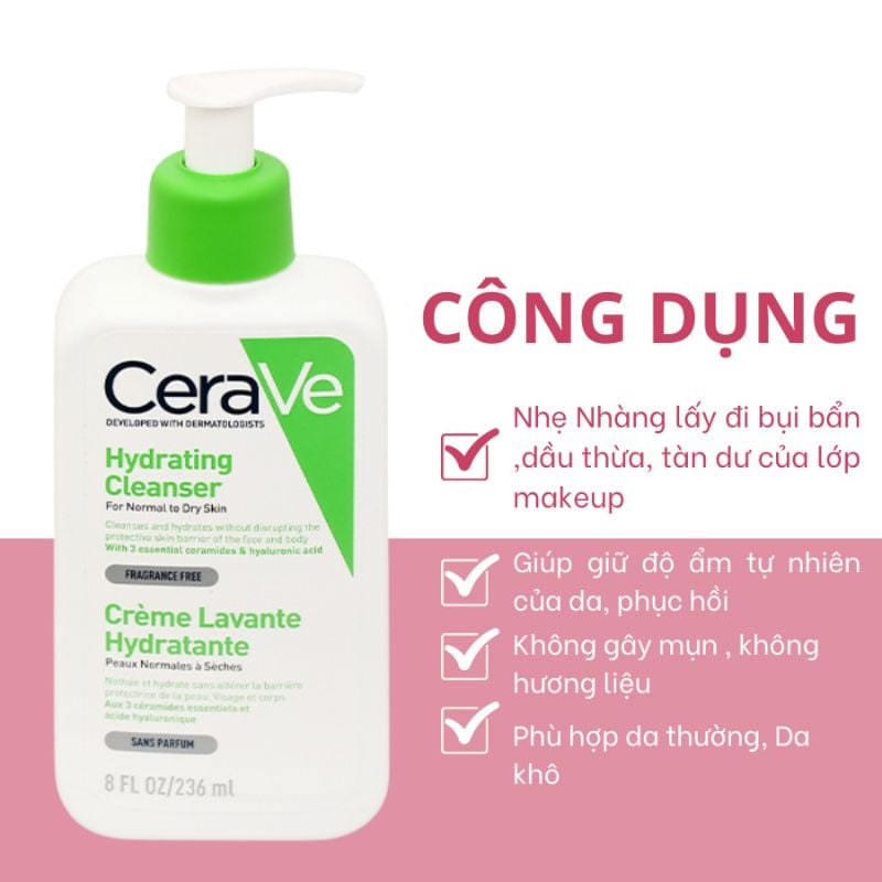 SỮA RỬA MẶT CERAVE