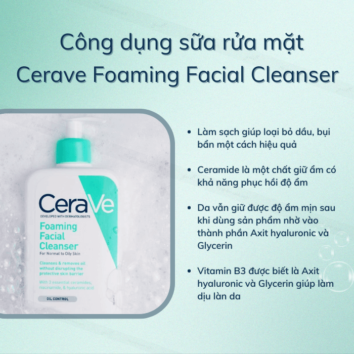 SỮA RỬA MẶT CERAVE