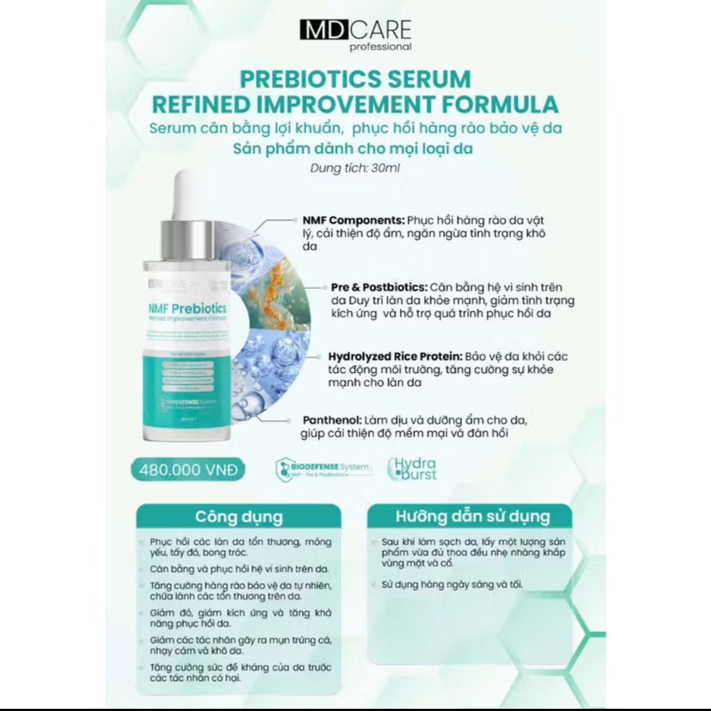 NMF PREBIOTICS SERUM - REFINED IMPROVEMENT FORMULA