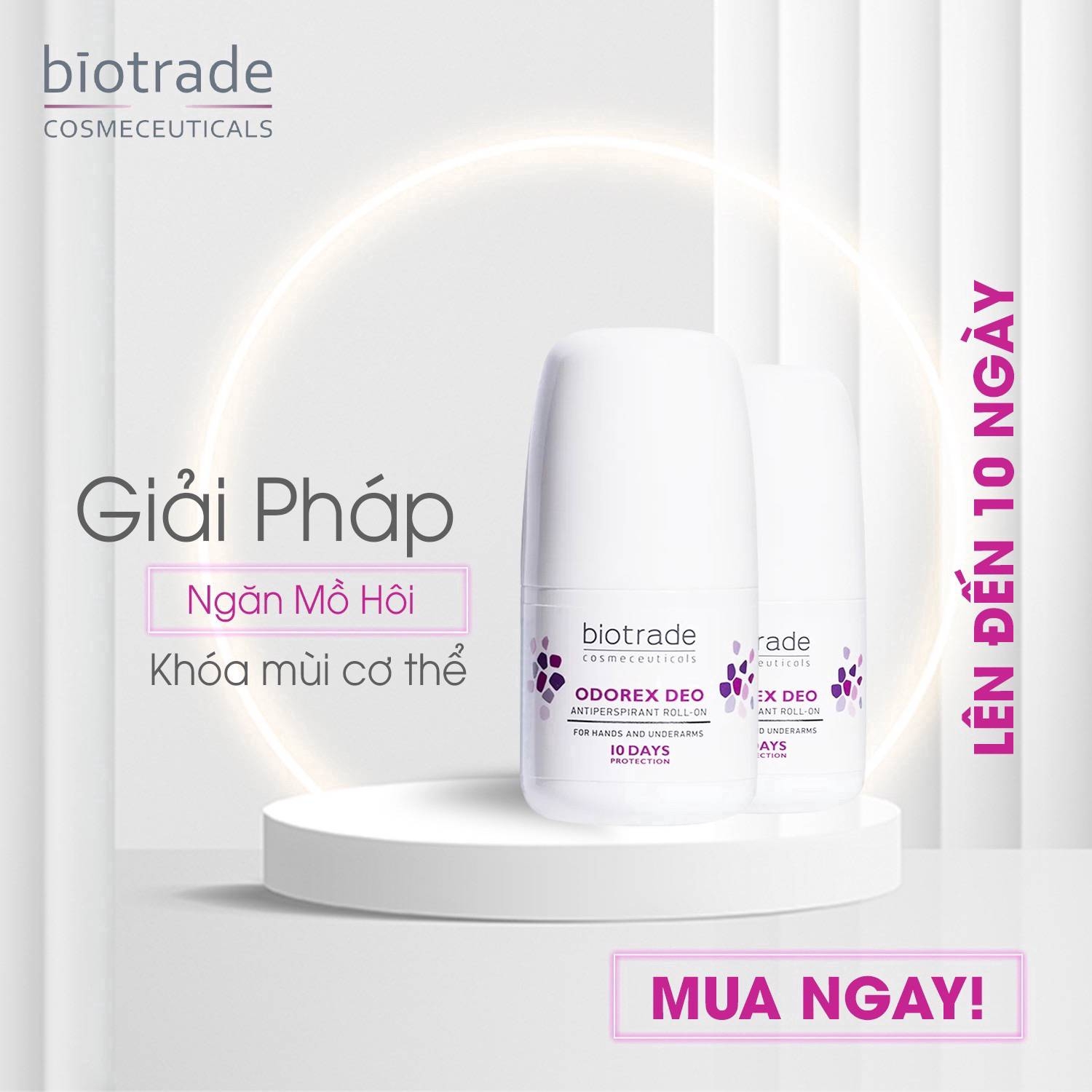 Lăn khử mùi ODOREX DEO Antiperspirant roll-on for hands and underarms 20ml