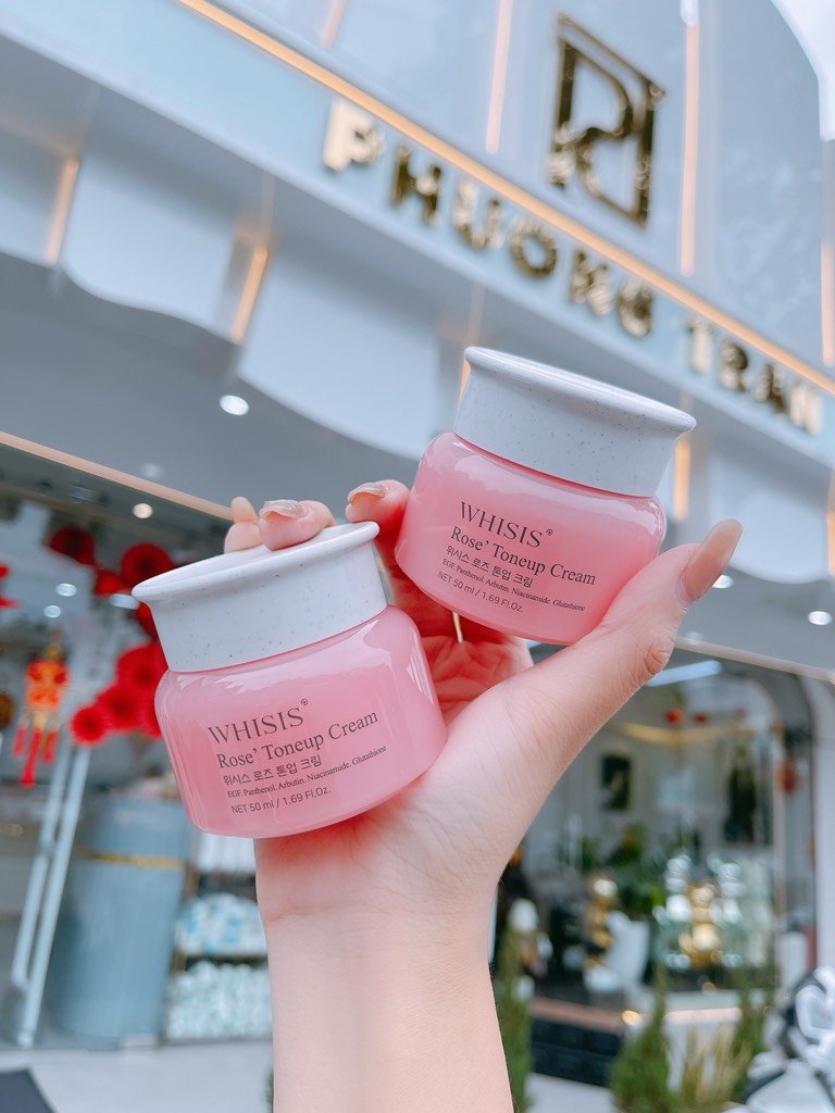 WHISIS - KEM DƯỠNG DA ROSE TONE UP CREAM 50ML (KEM LƯỜI)