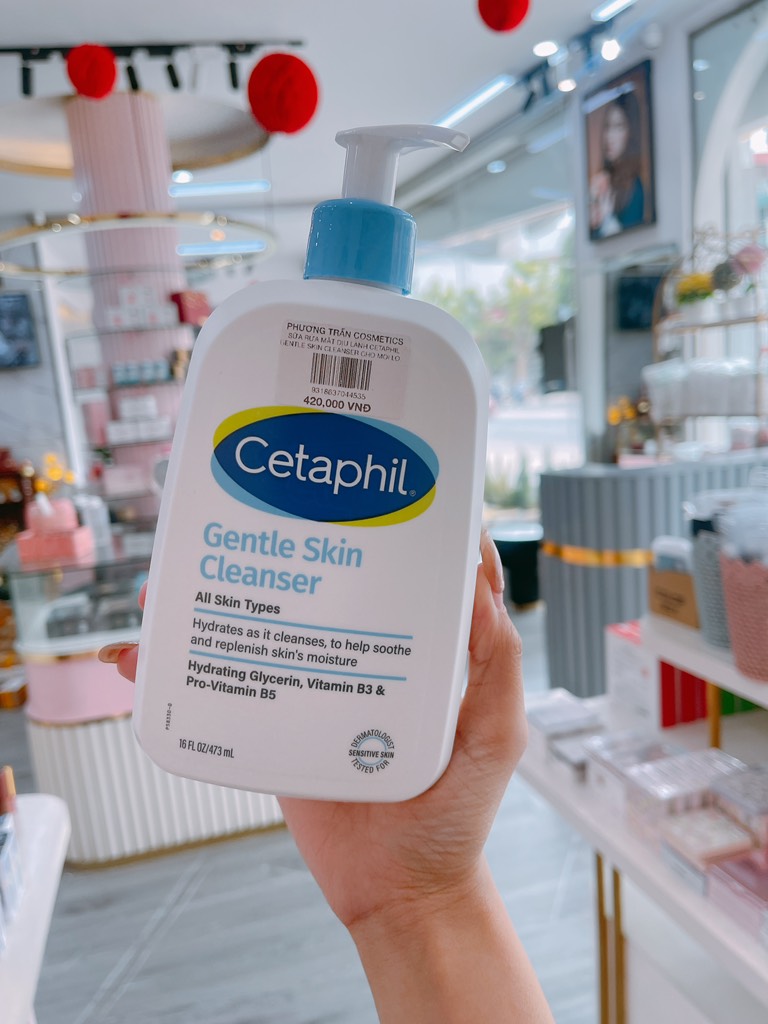 SỮA RỬA MẶT DỊU LÀNH CETAPHIL GENTLE SKIN CLEANSER CHO MỌI LOẠI DA NHẠY CẢM 473ML