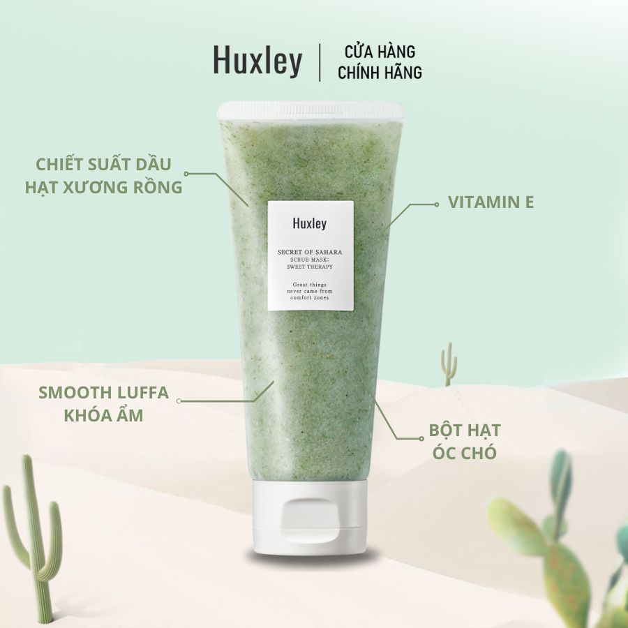 Tẩy da chết Huxley SECRET OF SAHARA SCRUB MASK: SWEET THERAPY 120g