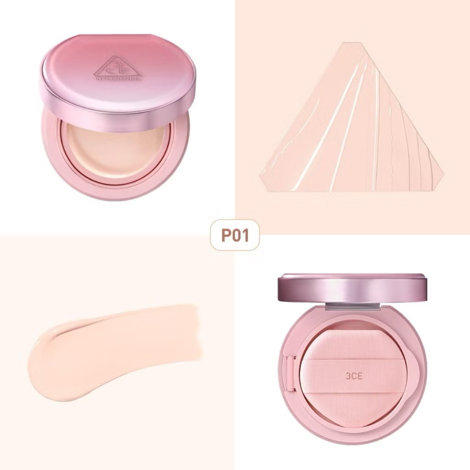 Phấn Nước 3CE Fitting Mesh Cover Cushion 11g