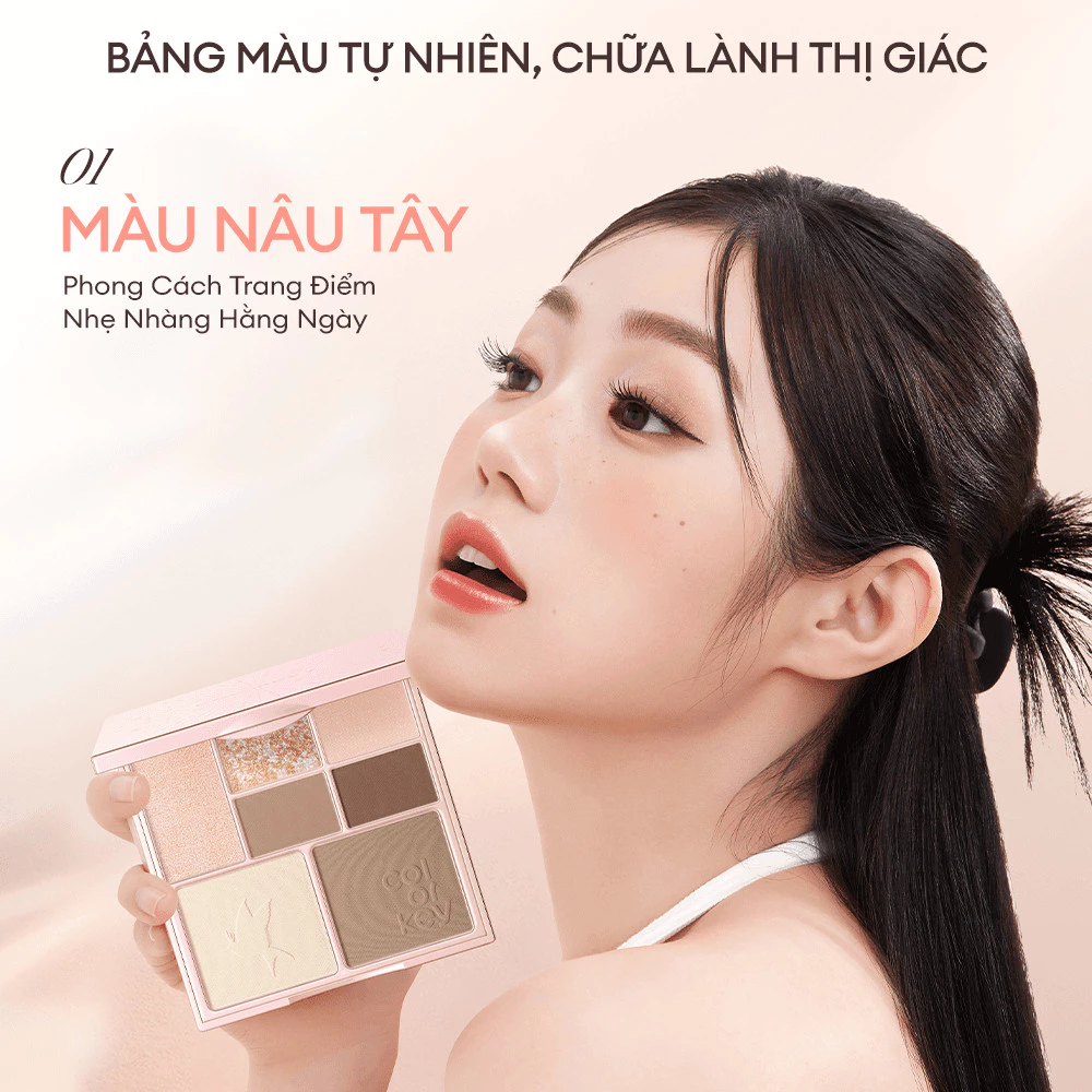BẢNG PHẤN TRANG ĐIỂM CHO MẶT VÀ MẮT COLORKEY