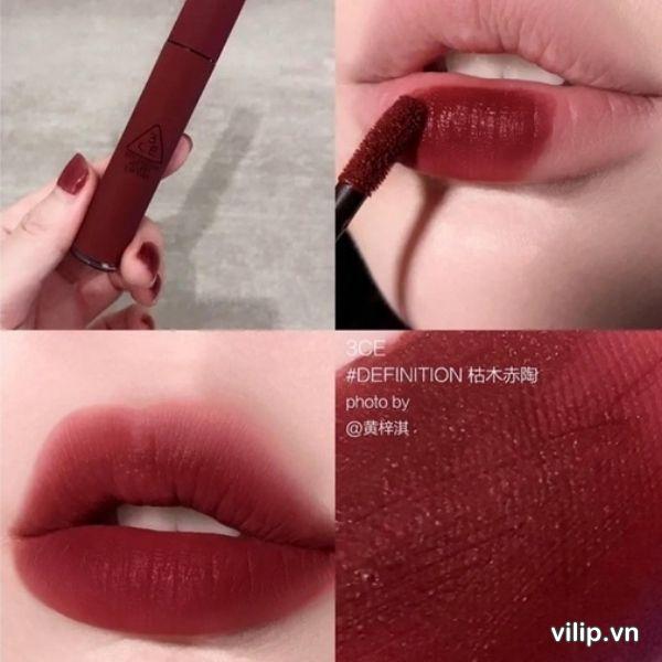 SON KEM NHUNG MỊN 3CE VELVET LIP TINT