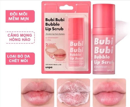 TẨY DA CHẾT MÔI BUBI BUBI BUBBLE ( CTY - VAT )