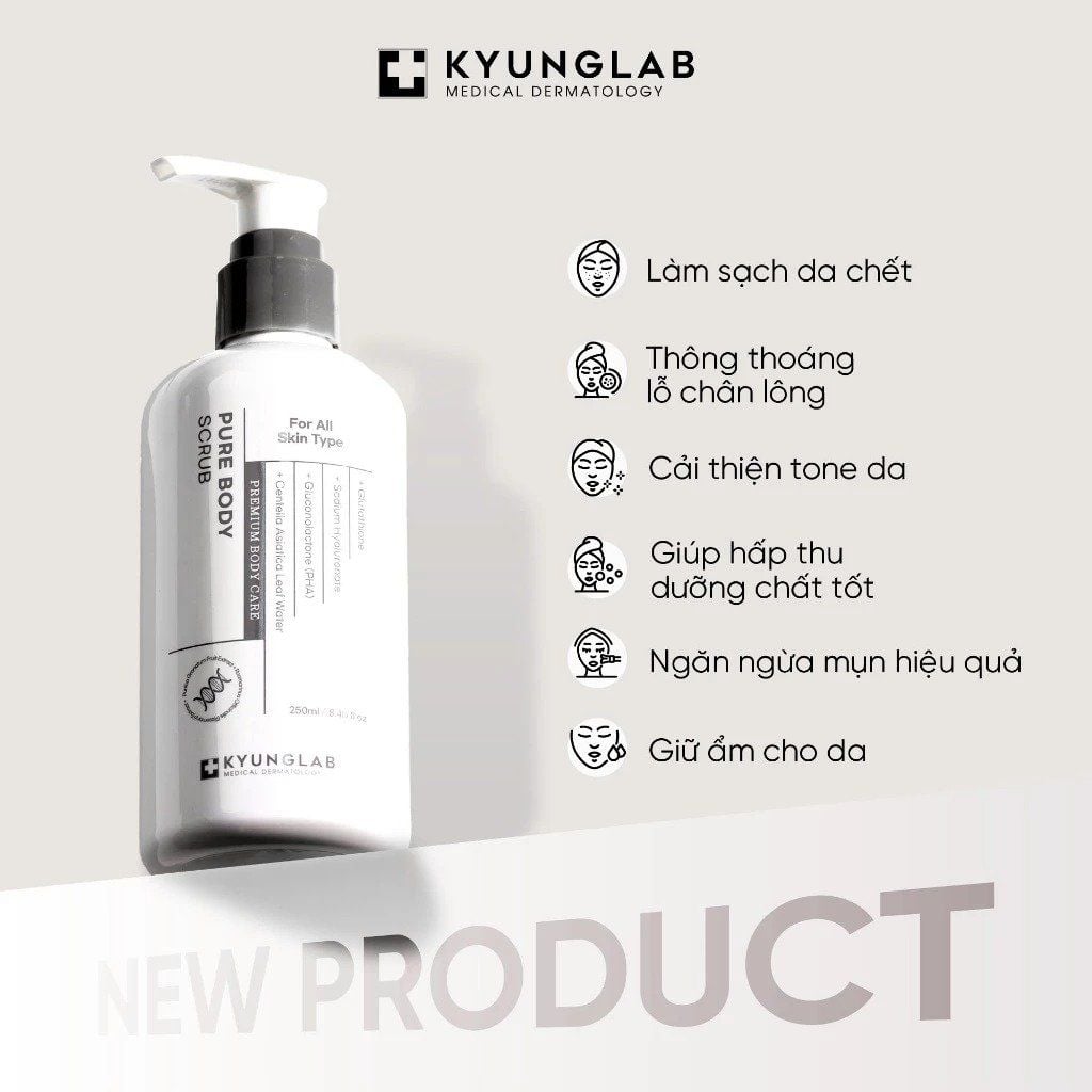 TẨY TẾ BÀO CHẾT BODY KYUNGLAB PURE BODY SCRUB ( CTY - VAT )