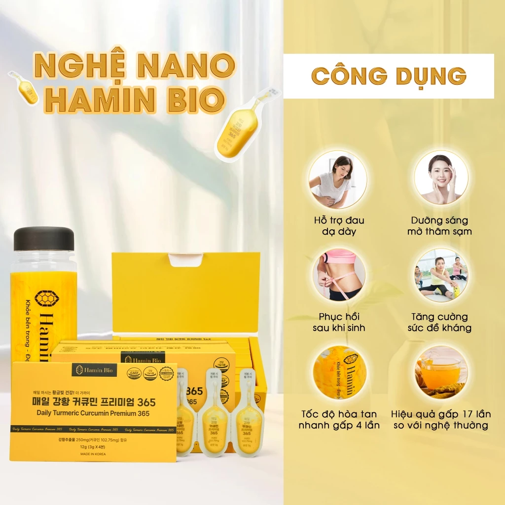Thực phẩm BVSK DAILY TURMERIC CURCUMIN PREMIUM 365