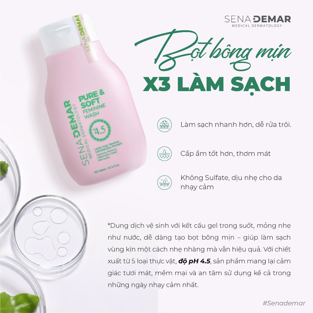 PURE & SOFT FEMININE WASH SENADEMAR (DDVS 300ML)