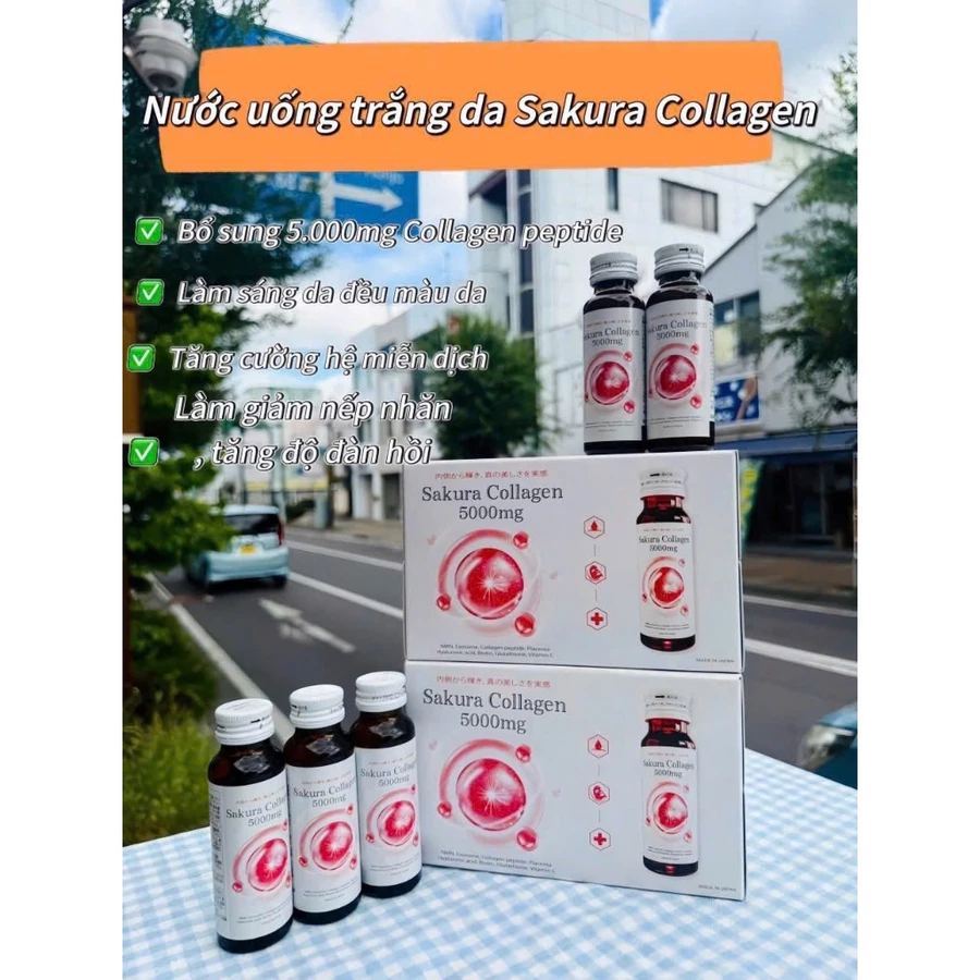 THỰC PHẨM BỔ SUNG NƯỚC SAKURA COLLAGEN
