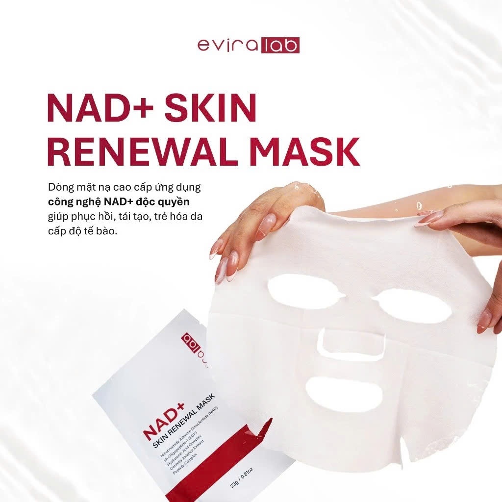 Mặt nạ Eviralab NAD + Skin renewal mask 23g (10sheet/box)