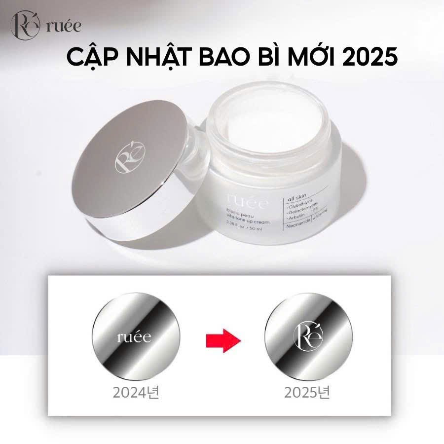Kem dưỡng trắng da lên tone Ruee blanc peau vita tone up cream 50ml