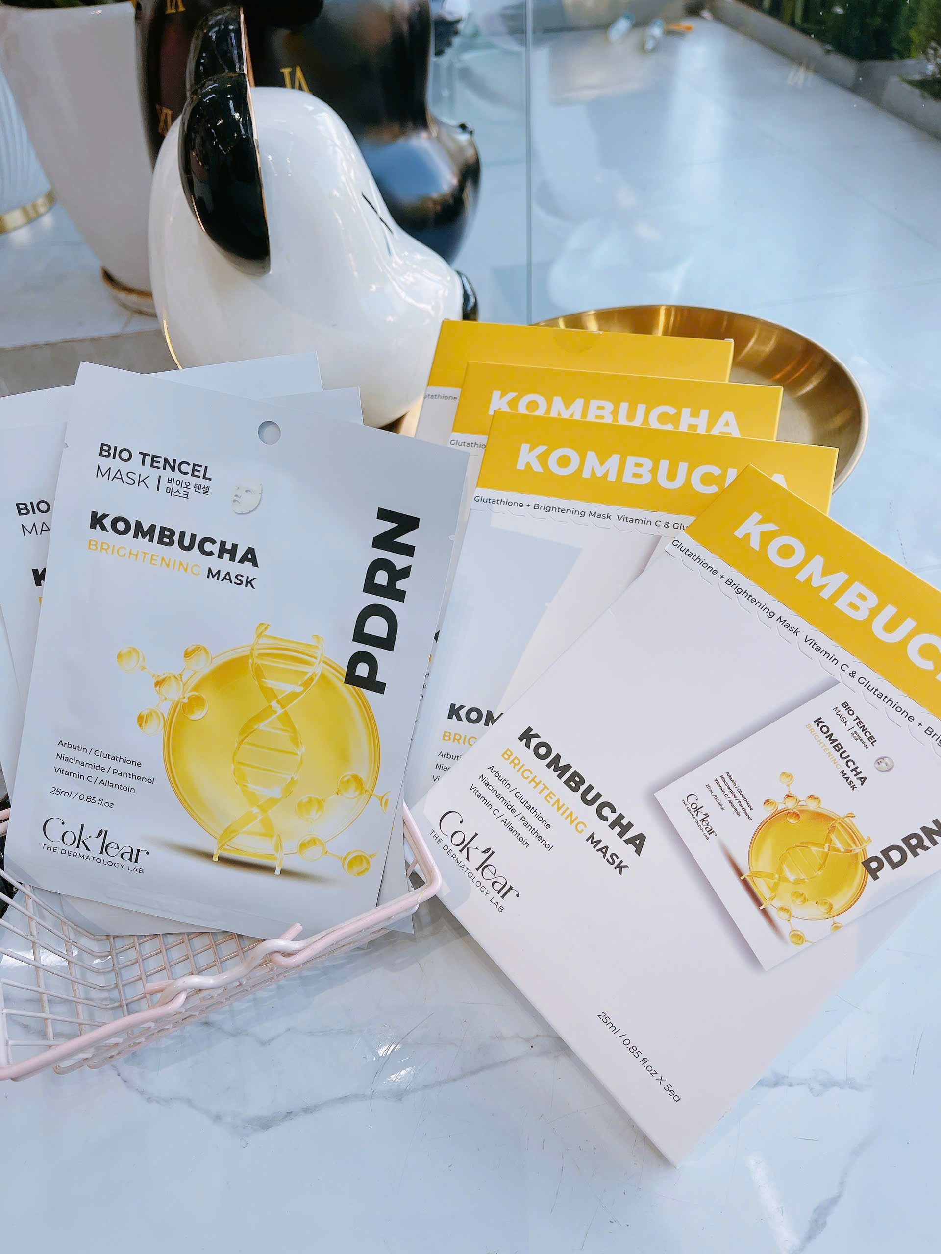 COMBO 5 MIẾNG MẶT NẠ COKLEAR KOMBUCHA