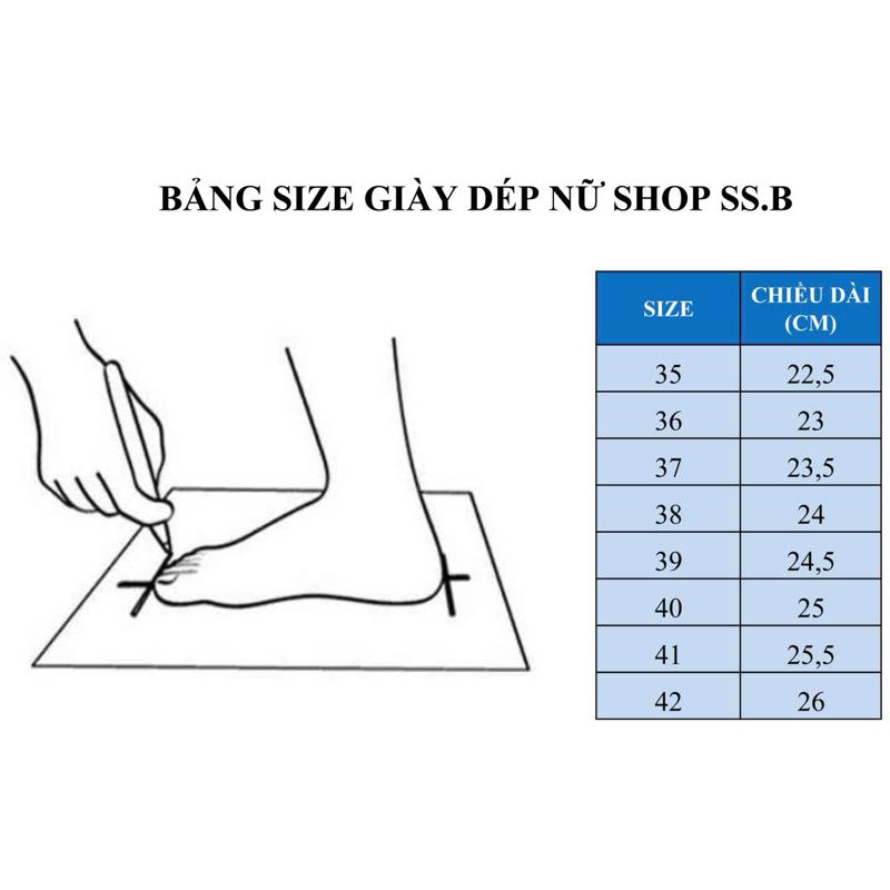 Dép nữ trung niên đế xuồng quai kẹp đính bông xinh, đế xuồng bánh mì cao 5cm, nhẹ êm-T28