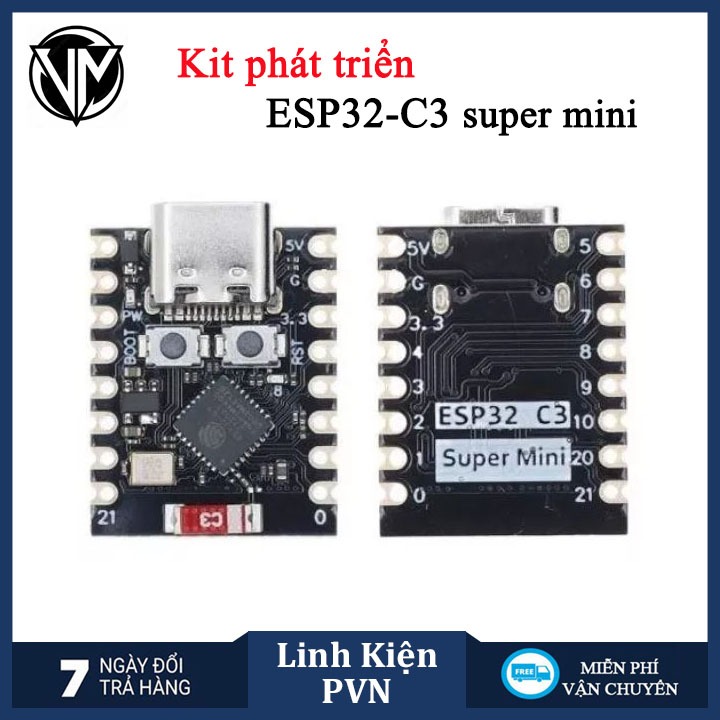 Kit phát triển Wifi Bluetooth ESP32-C3 Super Mini