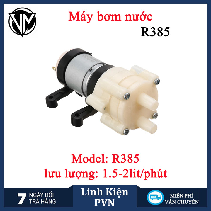 Động cơ bơm nước 12V RS385 công suất 1.5-2L/Min