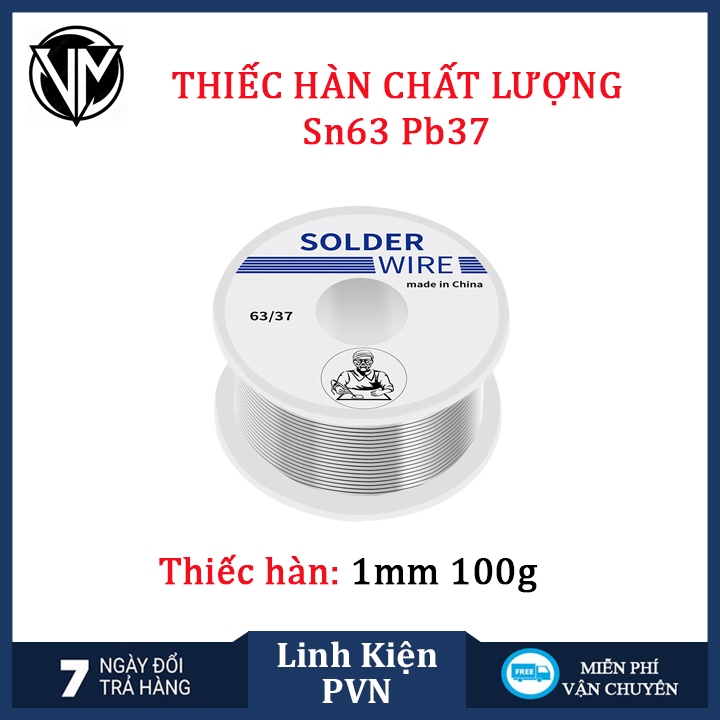 Thiếc hàn Solder Wire lõi 1mm 100g - giá rẻ