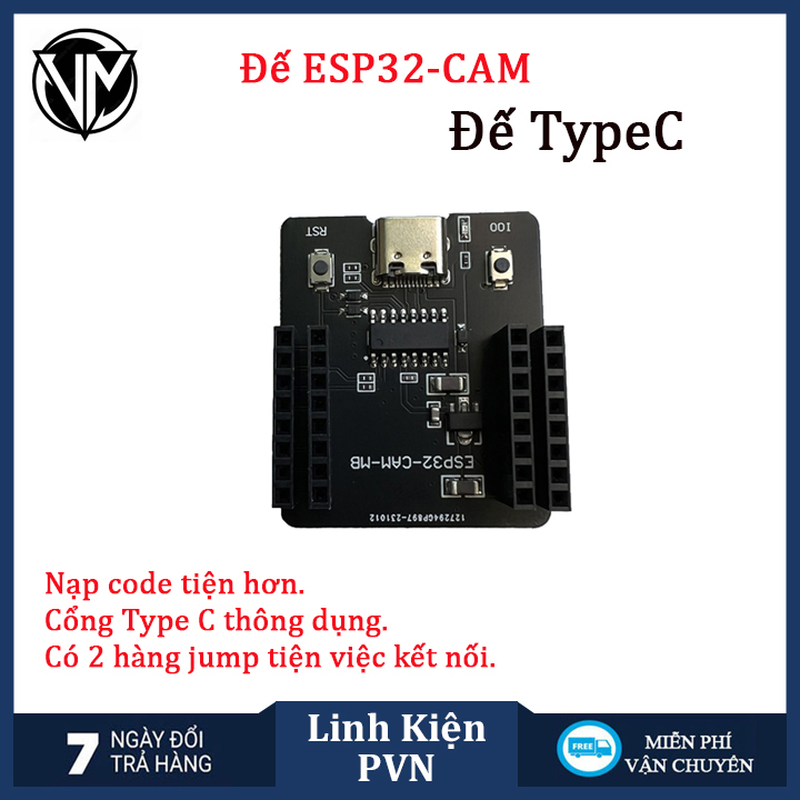 Module thu phát wifi camera ESP32-CAM kèm Camera OV3660 tích hợp wifi, camera - chuyên dụng và bluetooth 4