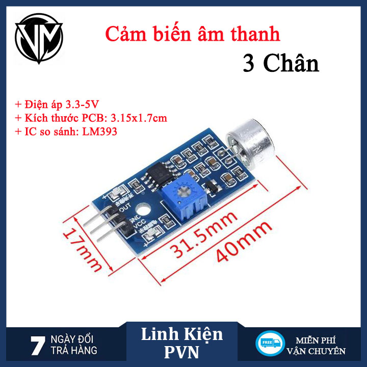 Mạch Cảm Biến Âm Thanh
