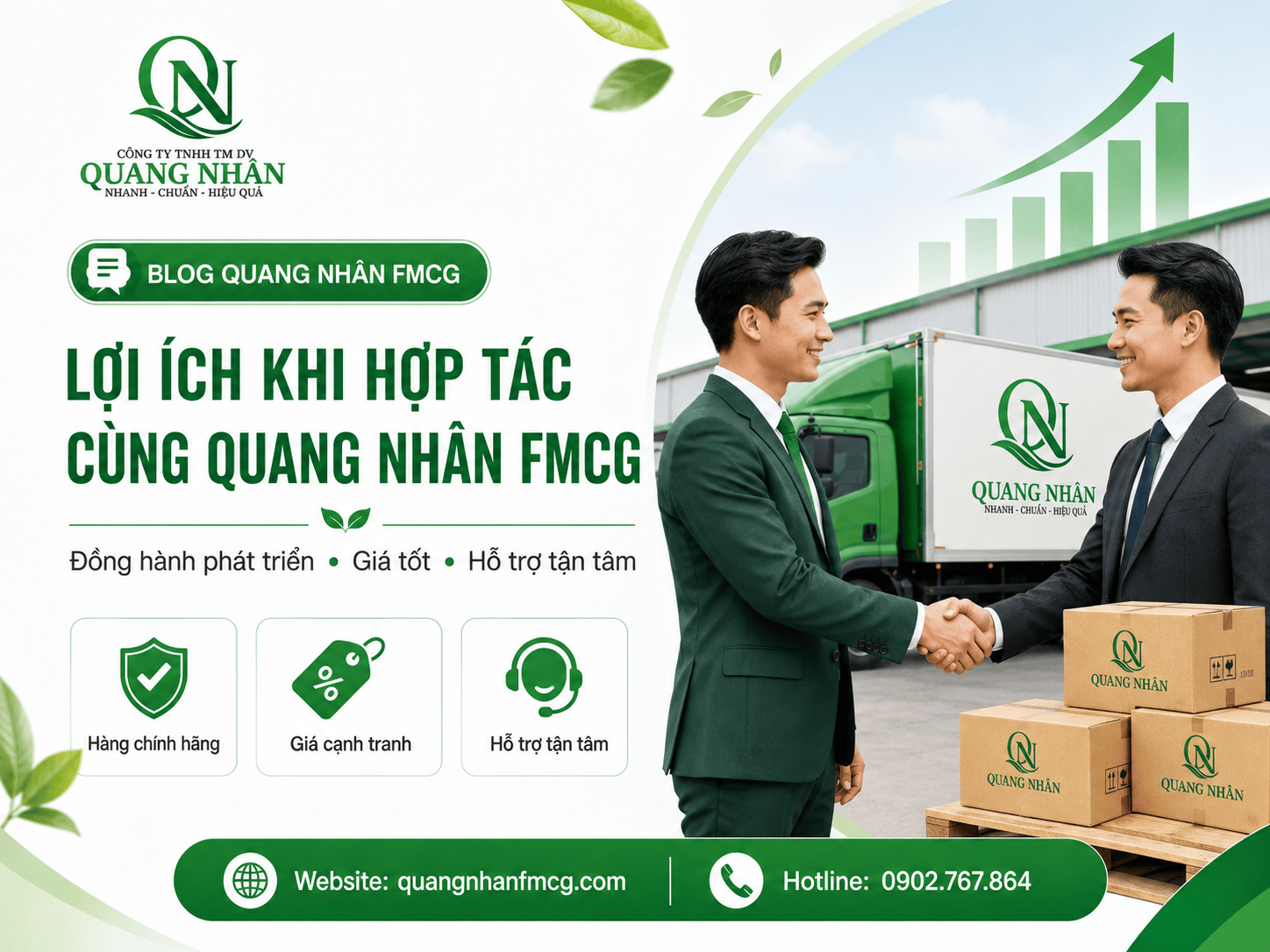 Lợi ích khi hợp tác cùng Quang Nhân FMCG