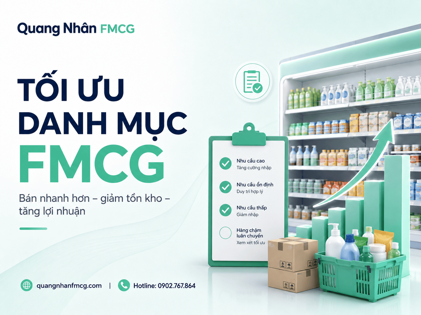 Kinh Doanh FMCG 2026 Nên Chọn Nhóm Sản Phẩm Nào Dễ Bán?