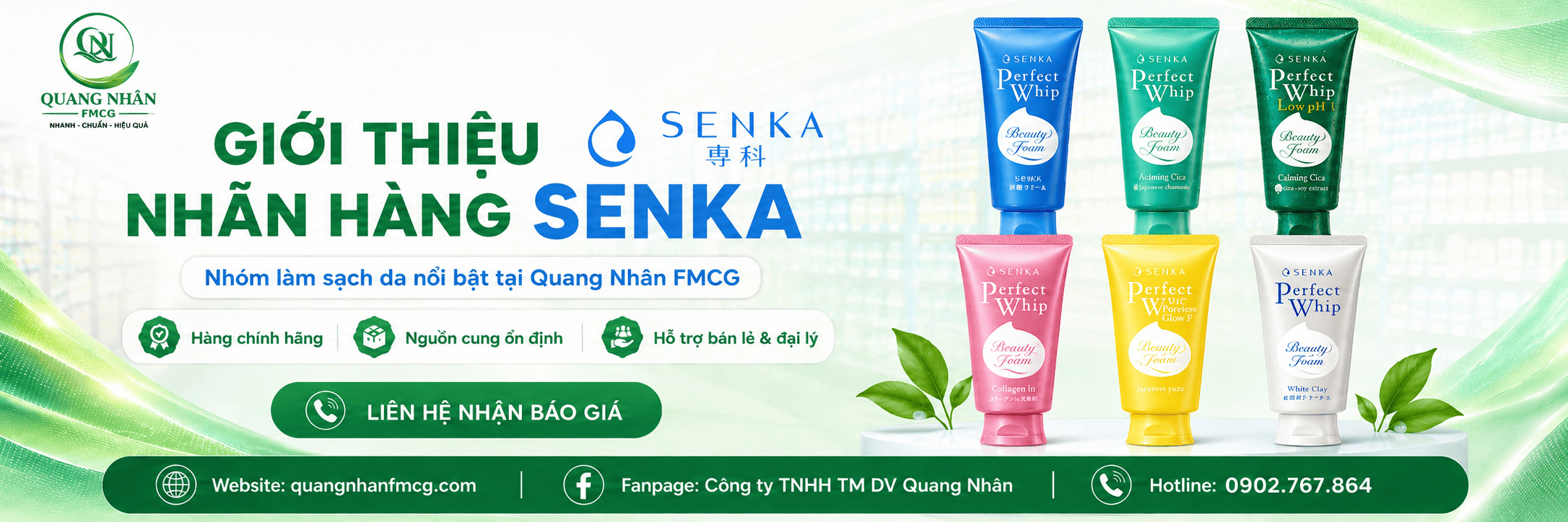 Giới thiệu nhãn hàng SENKA – Nhóm chăm sóc da hằng ngày