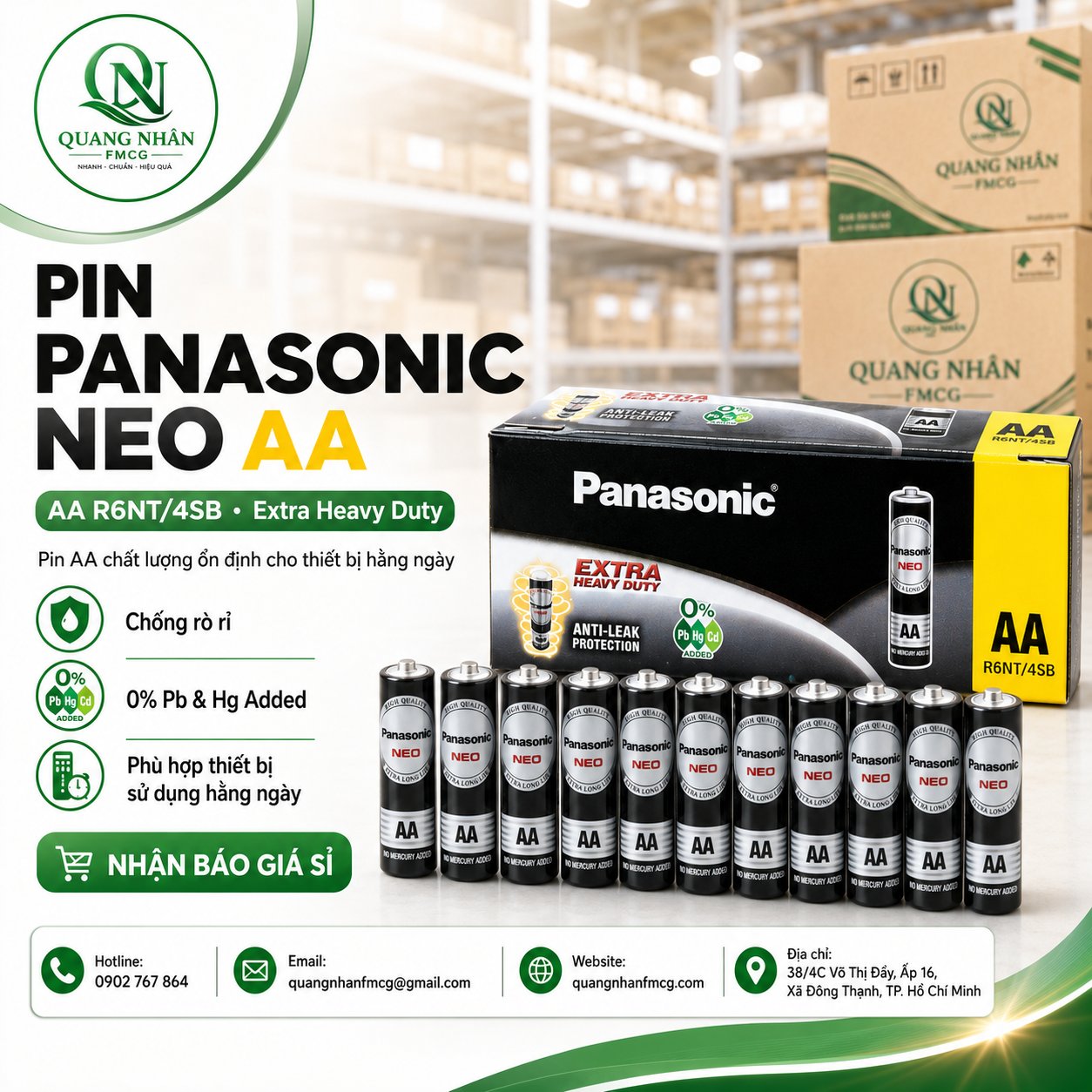 PANASONIC R6NT/4S than đen
