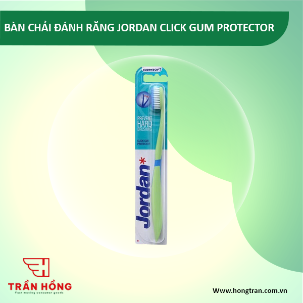 BÀN CHẢI ĐÁNH RĂNG JORDAN CLICK GUM PROTECTOR x 120 cái