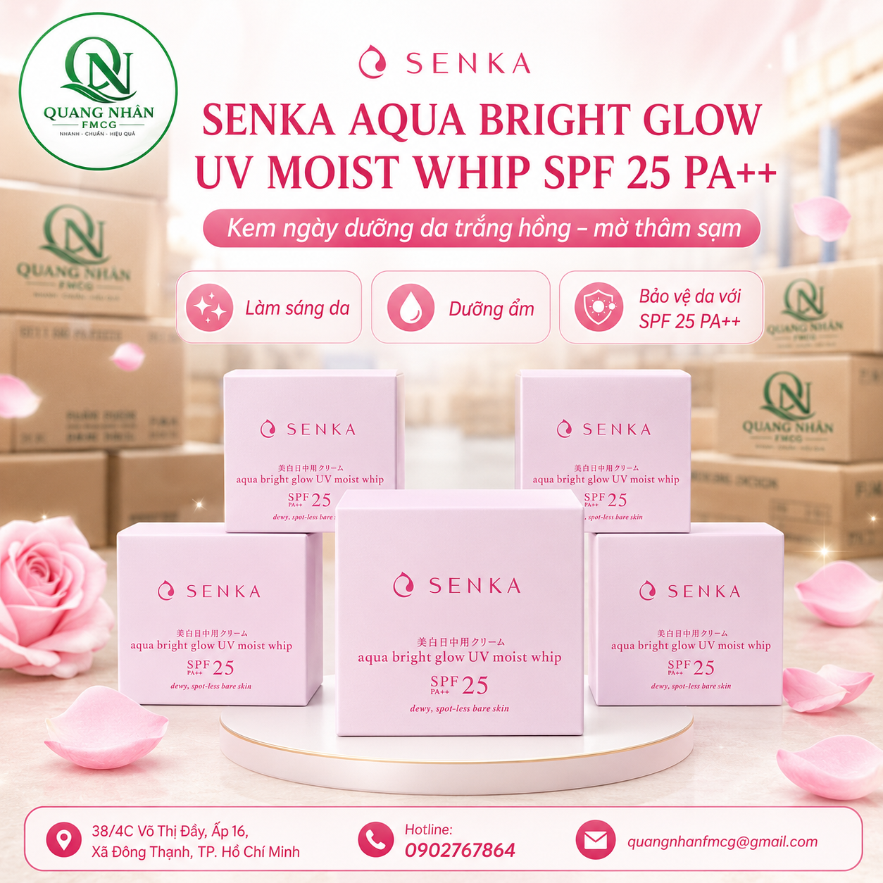 Kem ngày hồng Senka 50g x 36 hộp