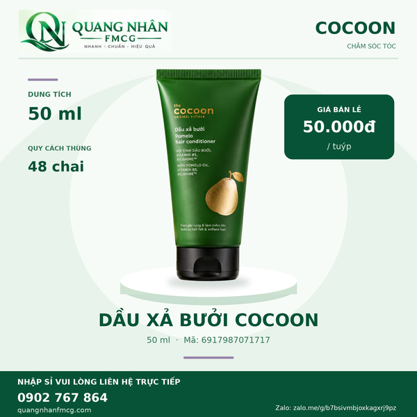 Dầu xả bưởi Cocoon 50 ml