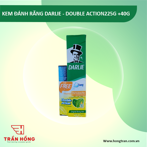 KEM ĐÁNH RĂNG DARLIE - DOUBLE ACTION225G +40G) x 48 bộ