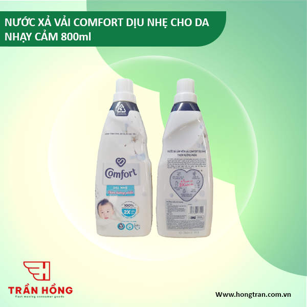 NƯỚC XẢ VẢI COMFORT DỊU NHẸ CHO DA NHẠY CẢM 800ml/12 chai