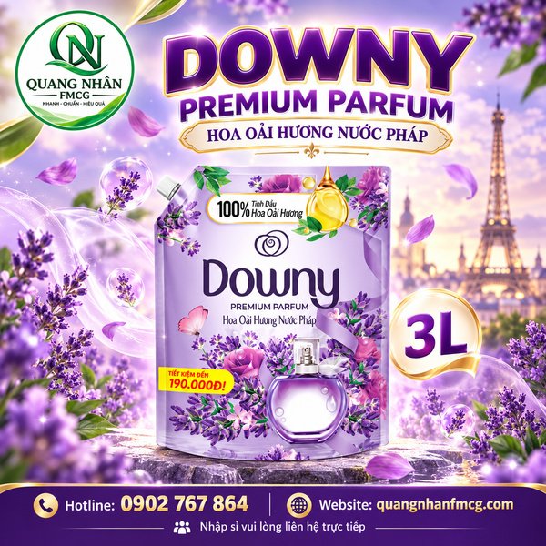 Downy túi oải hương 3L x 4 túi
