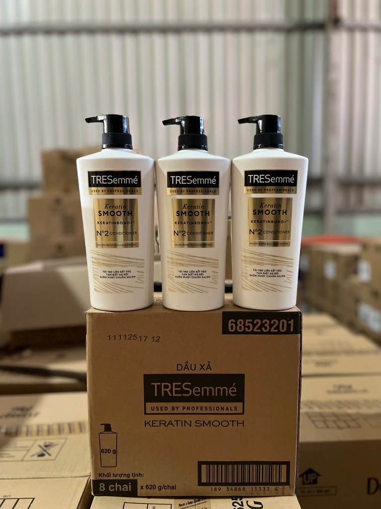 DẦU XẢ TRESEMME Keratin Smooth 620g x 8 chai