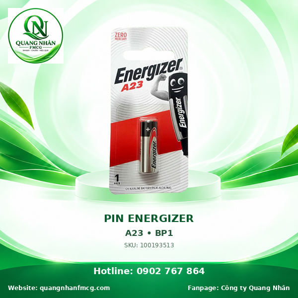 PIN ENERGIZER A23 BP1 x 12 vỉ