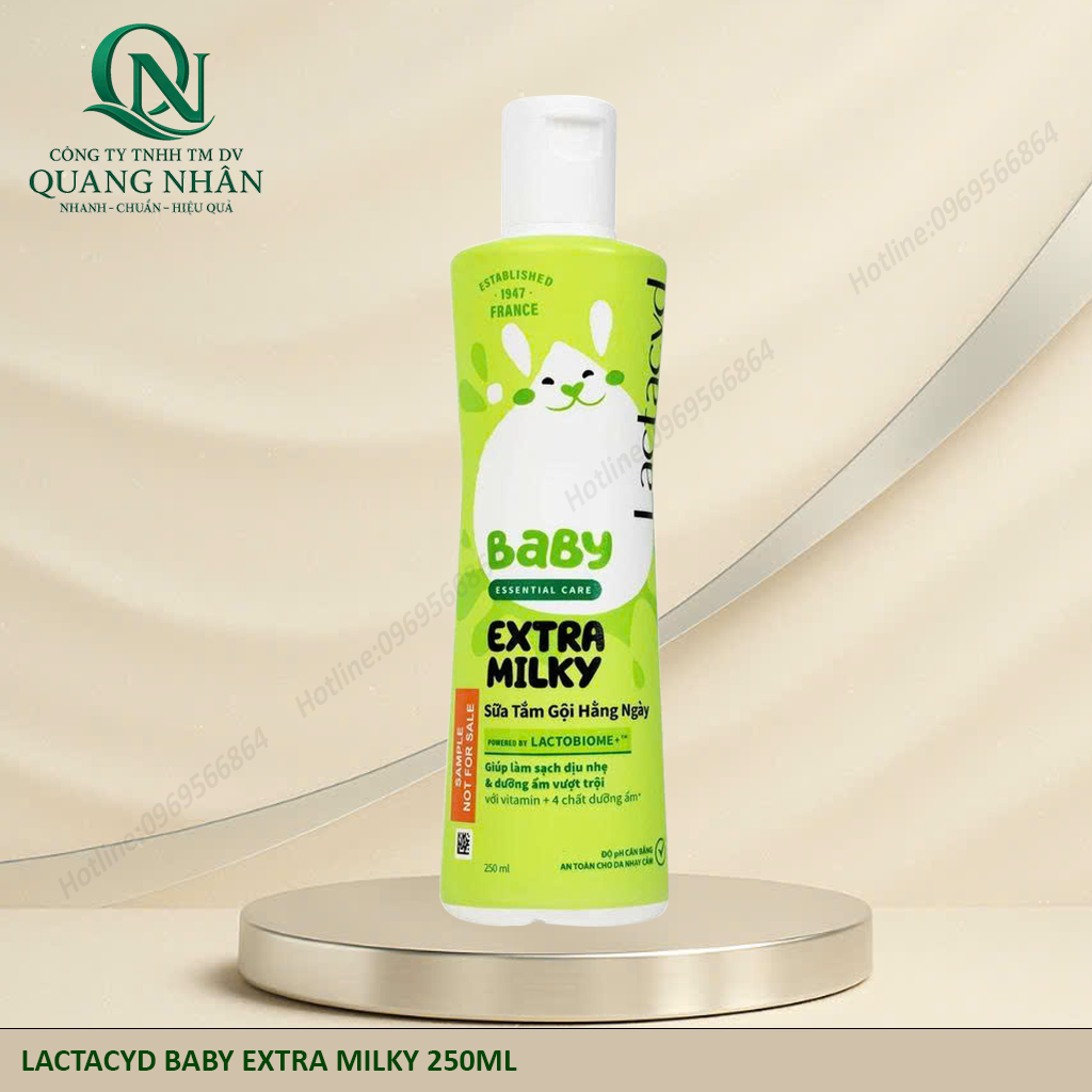 LACTACYD BABY EXTRA MILKY 250ML X 24 CHAI