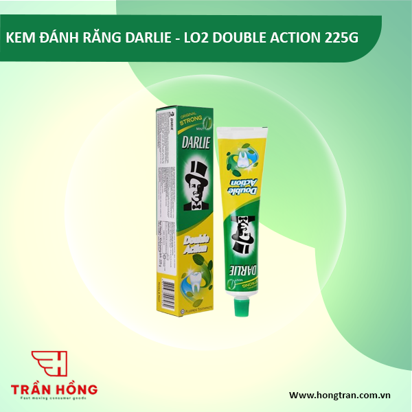 KEM ĐÁNH RĂNG DARLIE - LO2 DOUBLE ACTION 225G x 24 ống