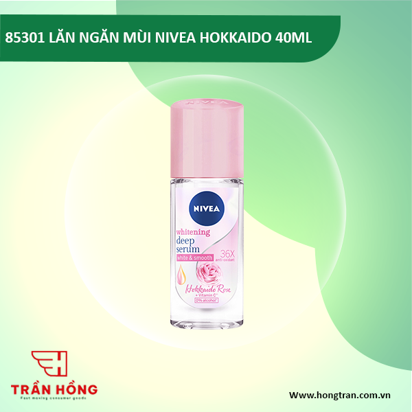 85301 LĂN NGĂN MÙI NIVEA HOKKAIDO 40ML X 24 CHAI