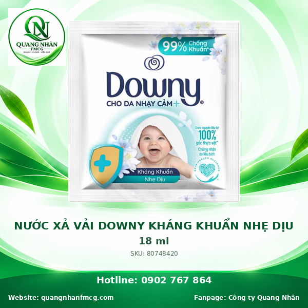 Downy Dây kháng khuẩn nhẹ dịu 18MLx42(4.23)